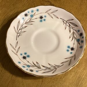 Tuscan Brand Fine English China Saucer in “Southern Star” Pattern